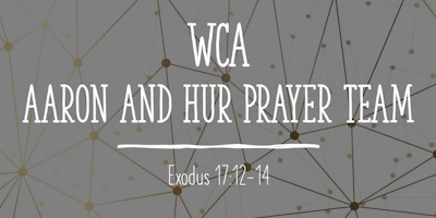 WCA Aaron and Hur Prayer Team Logo